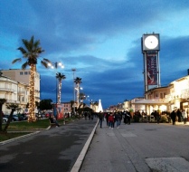 La sera a Viareggio